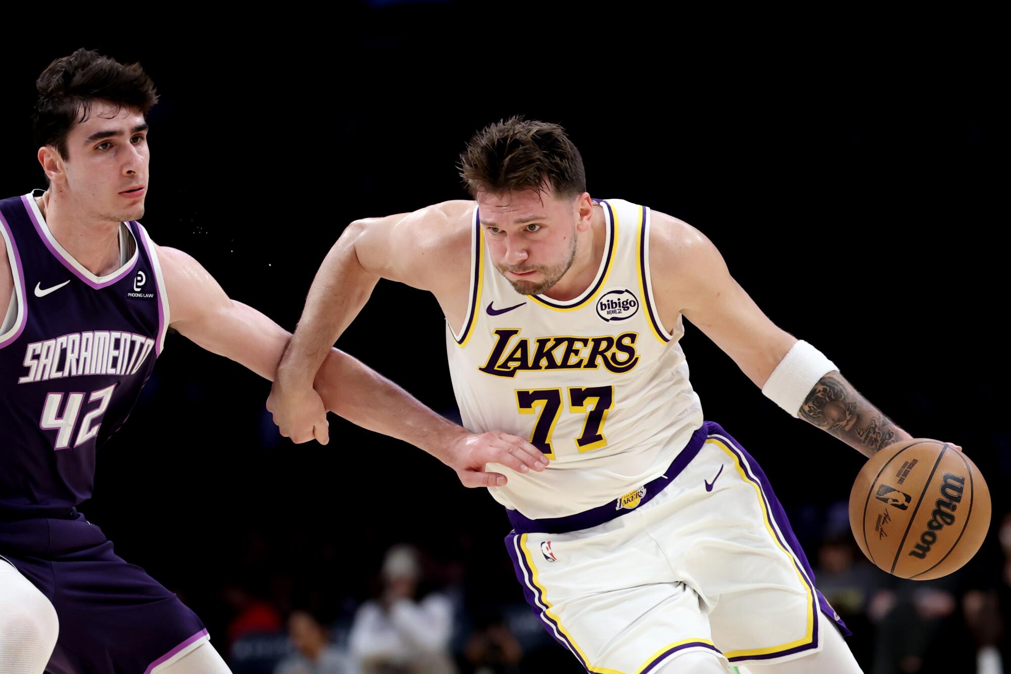 NBA 湖人主场对阵国王